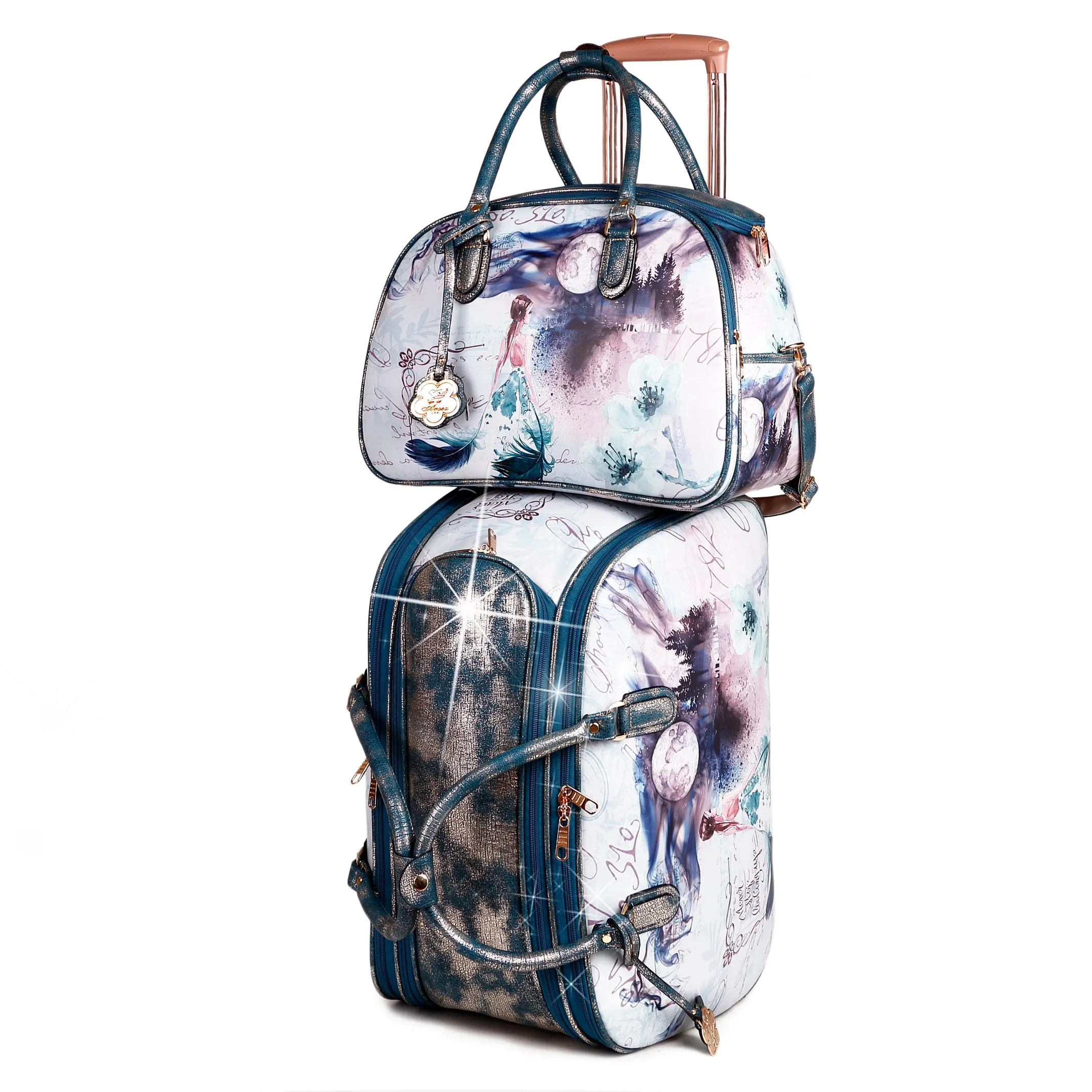 Arosa Celestial-Themed Travel Bag Set Chic Outfit Chic Accessory