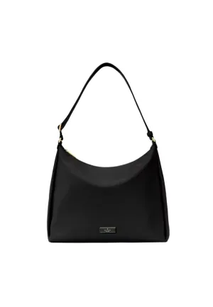 Kate Spade Carter Nylon Large Shoulder Bag Convertible In Black KL963 Clean Lines
