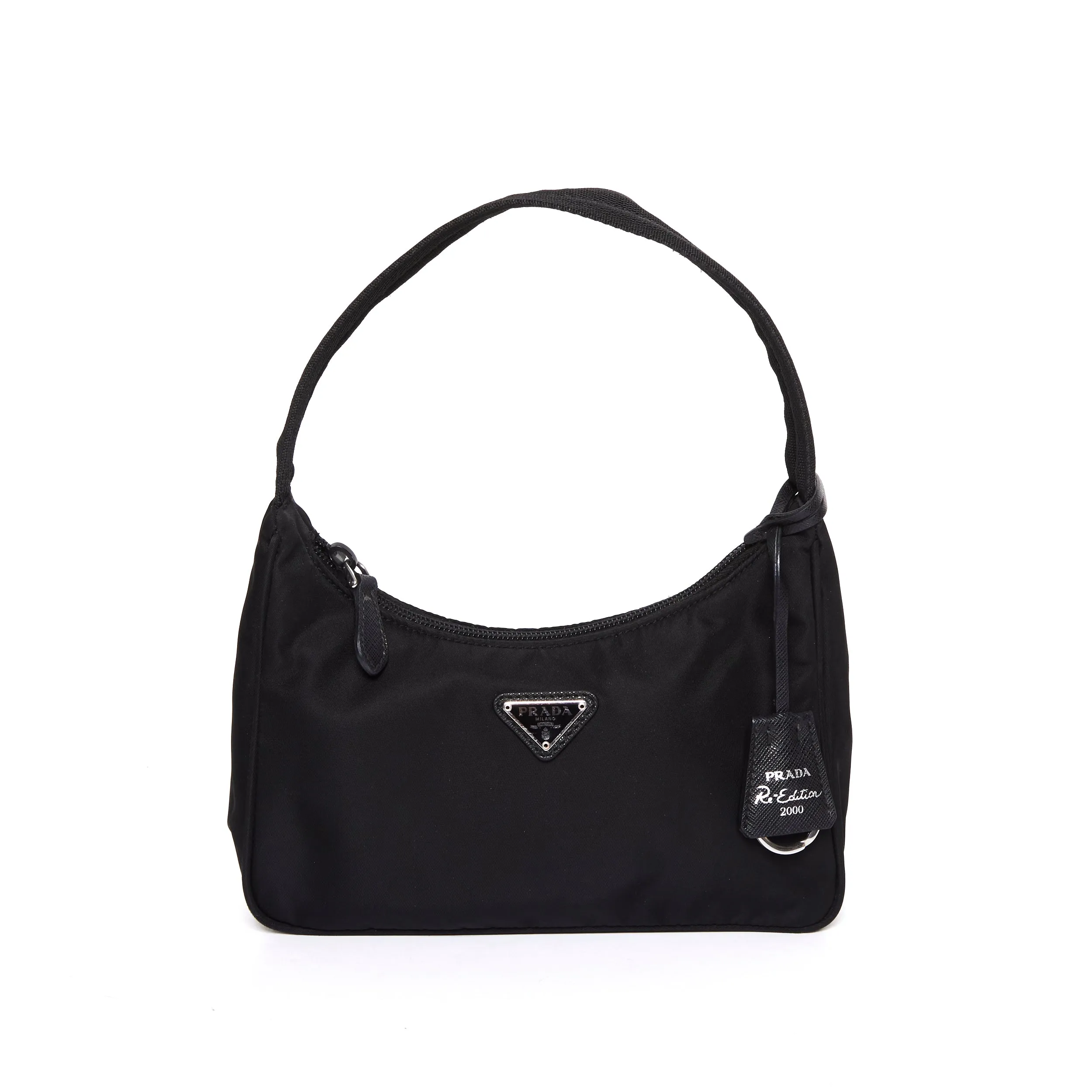 PRADA Re-edition Nylon shoulder bag - Black premium design