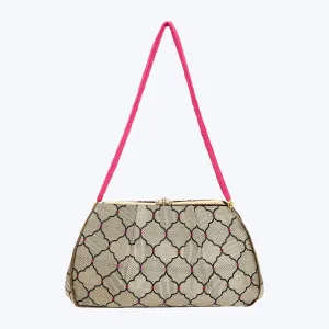 soft look Elite Handbag with Diamond and 14K gold