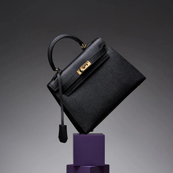 Luxury Accent Cindy Leather Top Handle Satchel Bag ?C Classic Flap Crossbody Handbag for Women