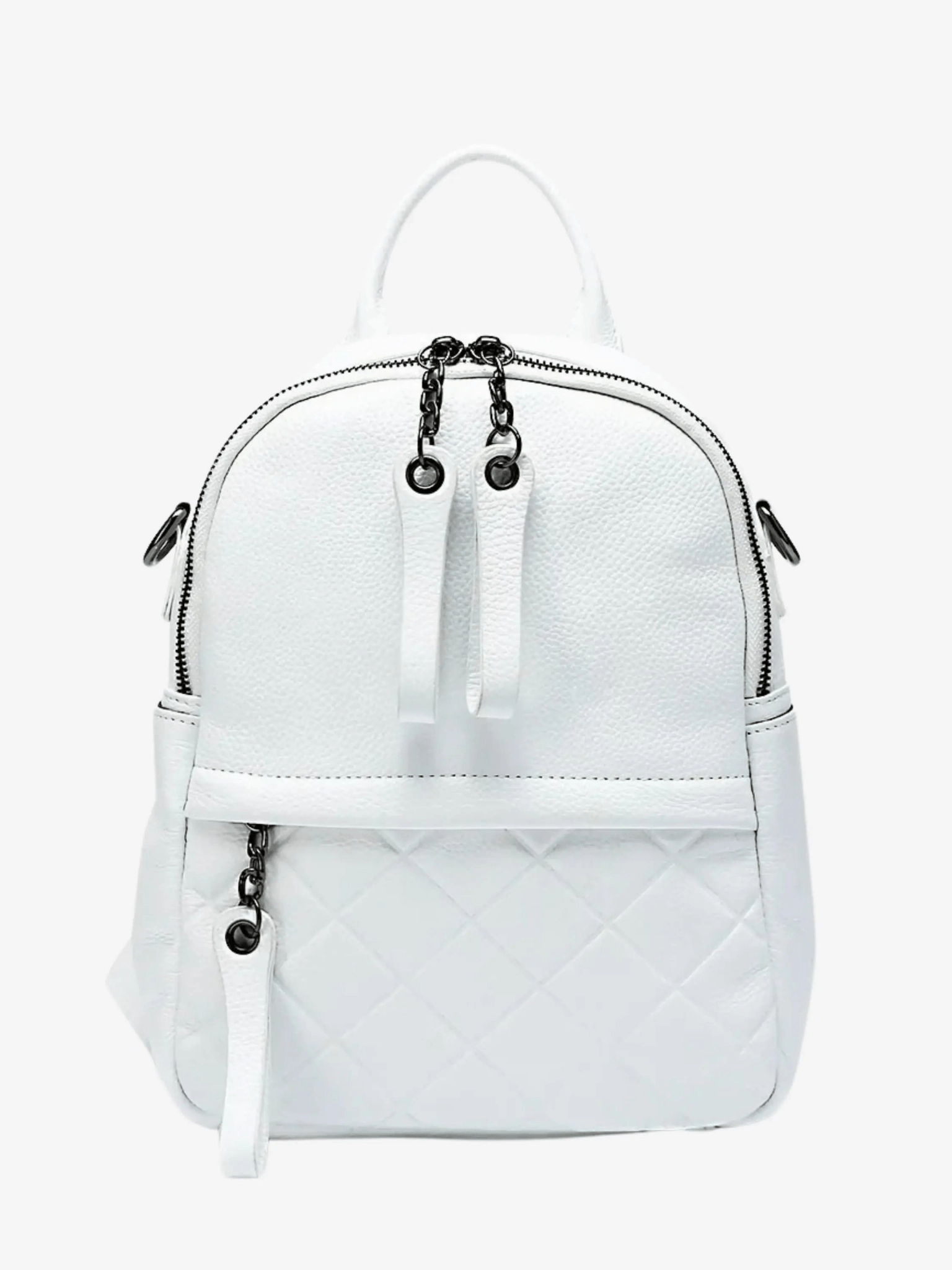 Functional utility Eowen | Quilted Black Leather Backpack ?C Chic & Functional