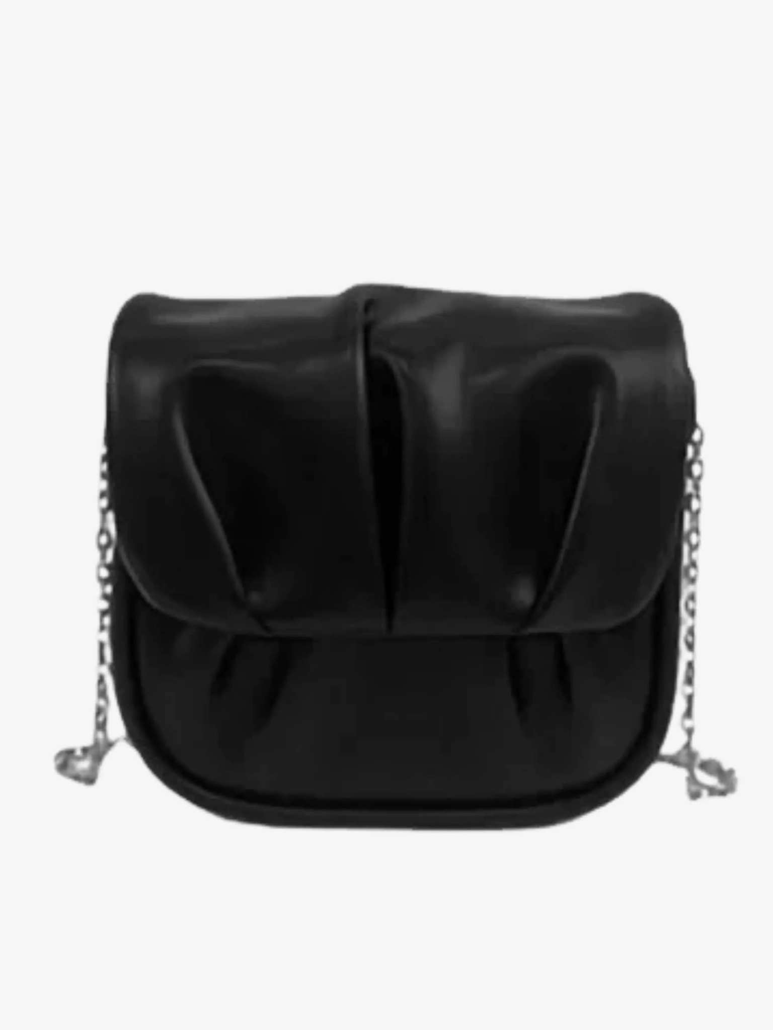 Lioren | Black Soft Pleated Chain Bag ?C Effortlessly Chic Hidden Pocket