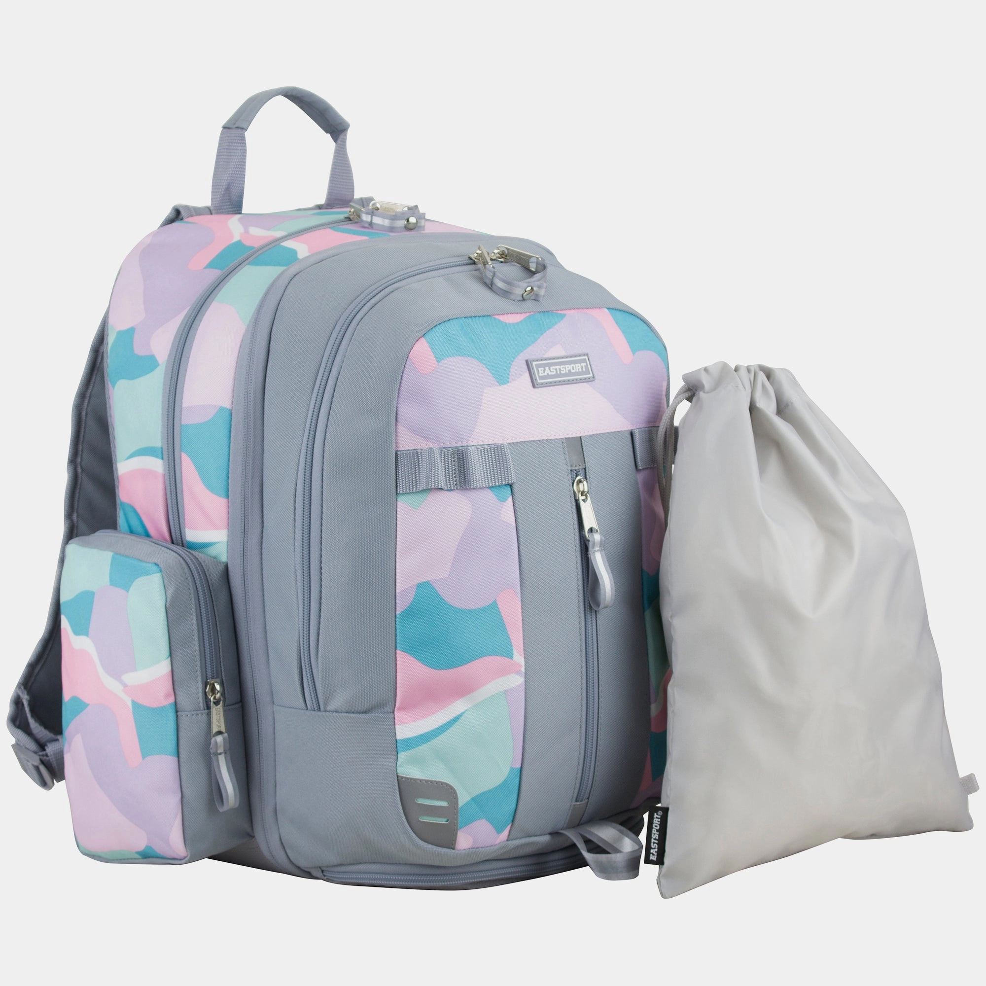 Eastsport Oversized Expandable Backpack with Removable Easy Wash Bag Functional Utility Gear