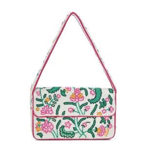 Modern Taste Anaya Beaded Snap Shoulder Bag