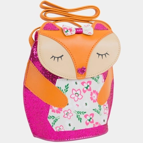 City Ready Urban Travel BJX Mini Sleeping Fox Novelty Girl Shoulder Bag Purse