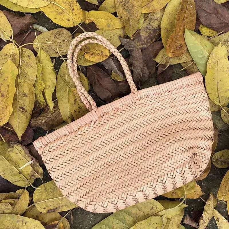 Soft Woven Italian Leather Tote Bag | Italian Woven Italian Slouchy Bag, Handmade Woven Leather Purse, Gift for Her Simple Form