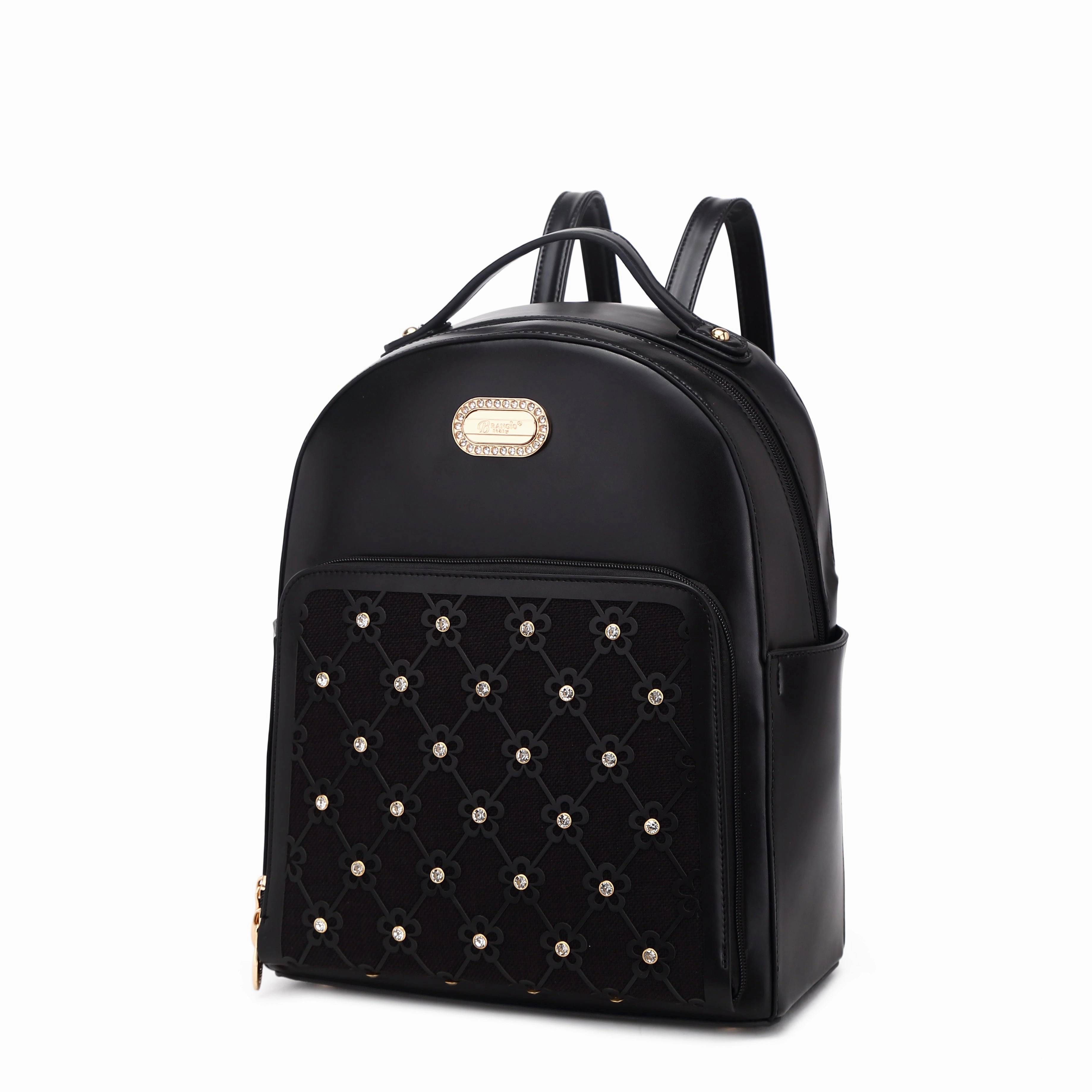 Ergo Support Wildflower Blossom Vegan Classy Travel Backpack   Wallet