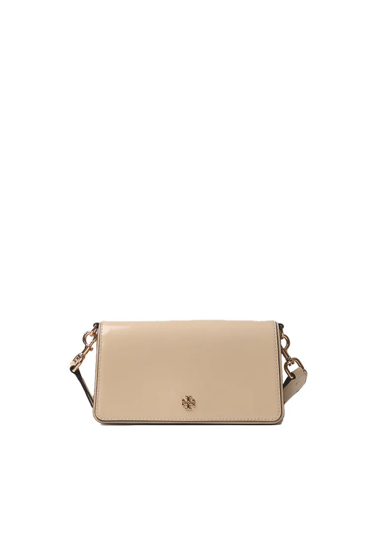Outdoor Adventure Gear Ergonomic Outfit Tory Burch Emerson Canvas Strap Crossbody Bag In Soft Serve 167905