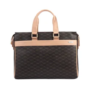 professional accessory Sleek Form MISTY Savannah  Genuine Leather Office Bag  [Made in Italy]