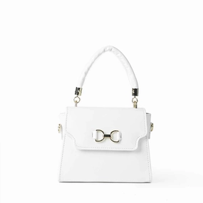 Elsa Bag (White Plain) Comfortable Spirit Compact Appearance