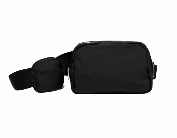 WanderFull Black HydroBelt Bag with Removable Hydration Holster Smart option Luxury Architecture
