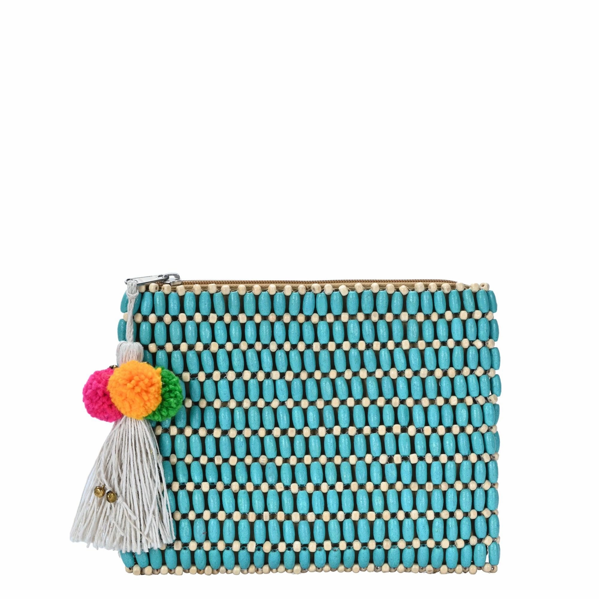 Elara Wooden Bead Clutch Urban Mobility Functional Carry