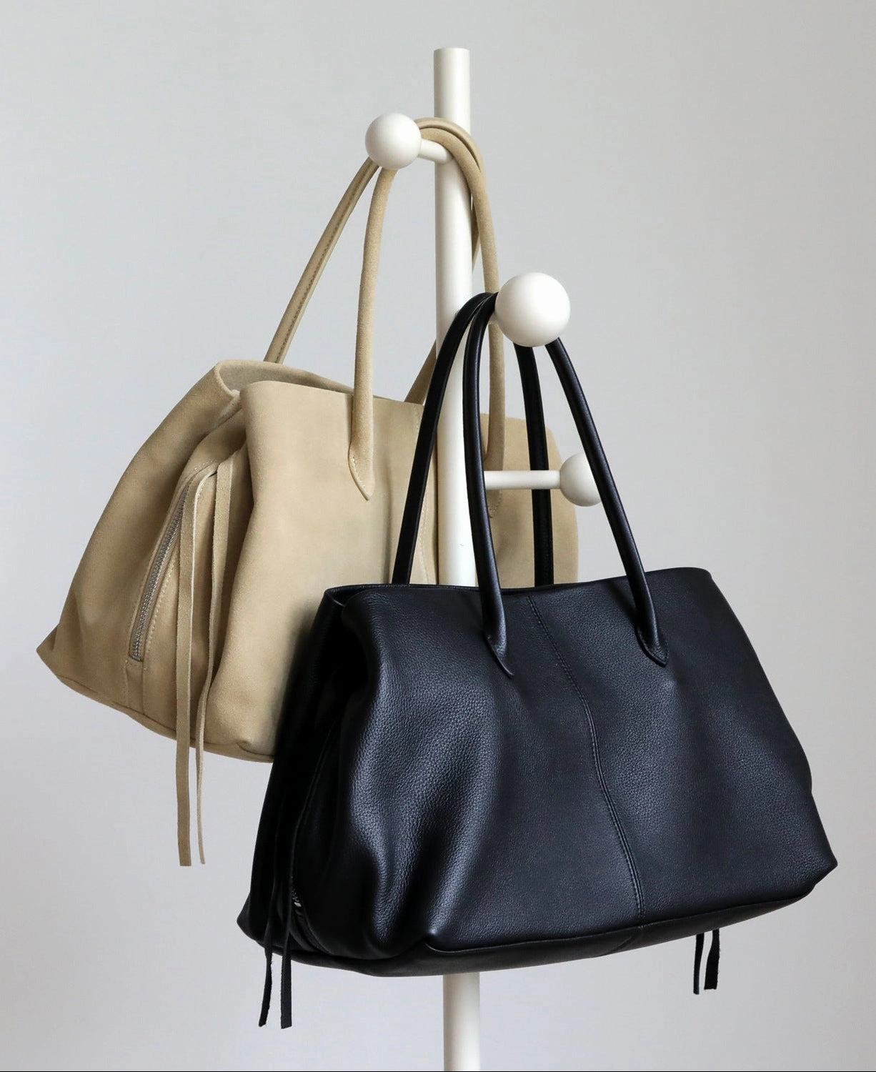 Luxury Cowhide Leather Tote Bag | Handcrafted Large Shoulder Work Satchel Timeless Function