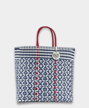 Maria Victoria | Americana 25 Tote | Upcycled, Handwoven daily necessity