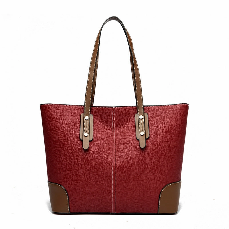 Business Meeting Work Bag Elma | Classic Two-Tone Tote Bag ?C Everyday Elegance