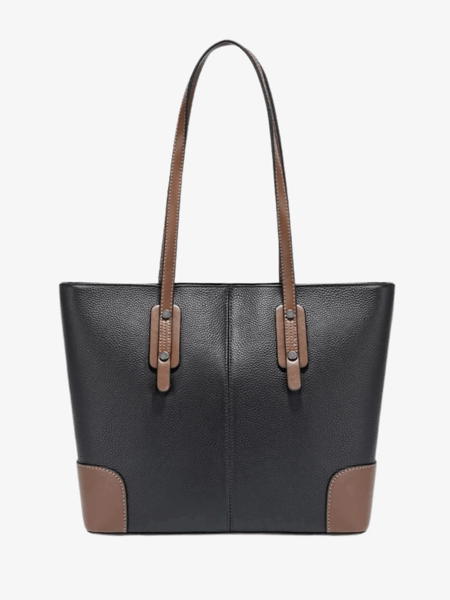 Elma | Classic Two-Tone Tote Bag ?C Everyday Elegance Daily Lifestyle Lightweight Carry