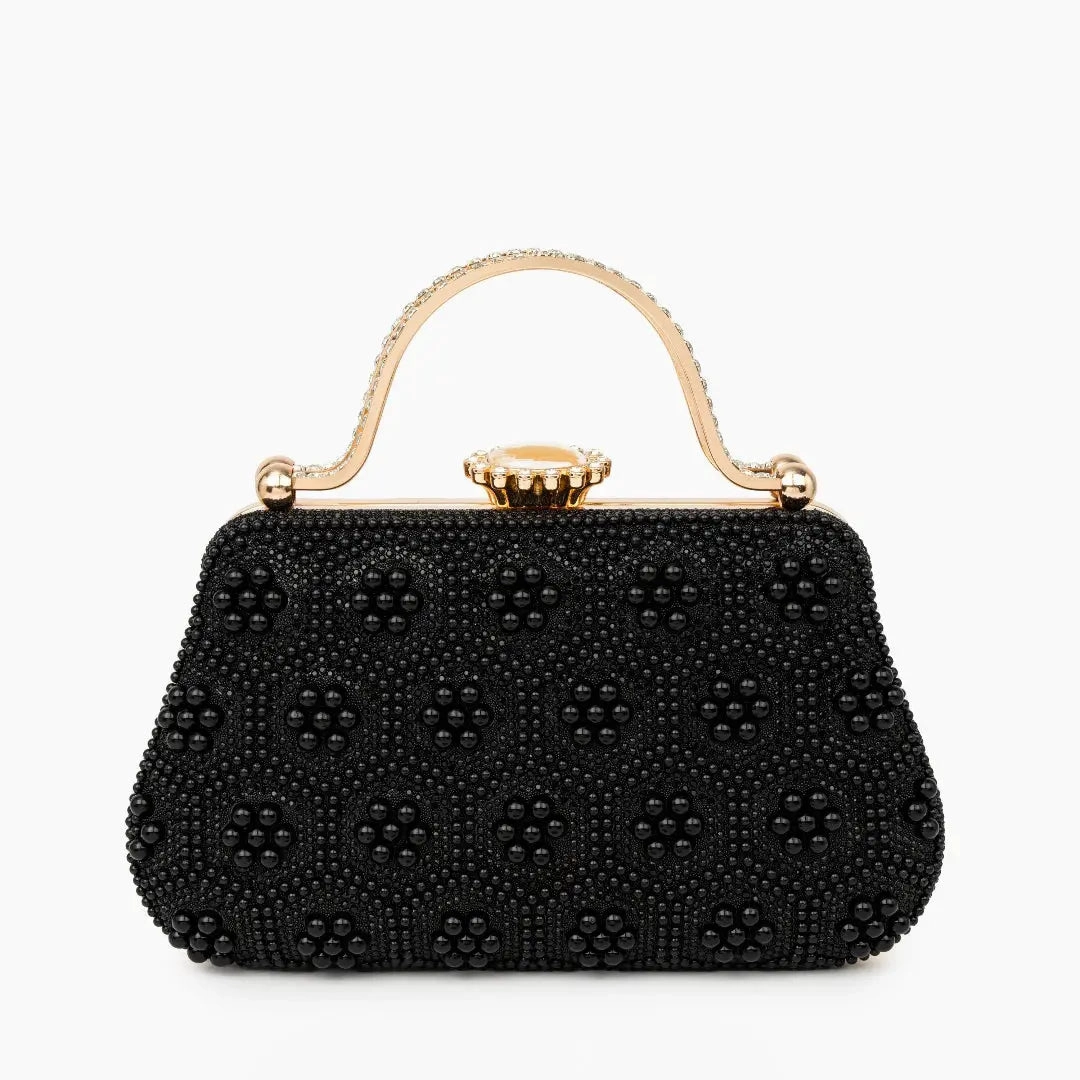Eloise | Pearl & Crystal Vintage Evening Handbag ?C Timeless Elegance Smart Fashion Modern Chic