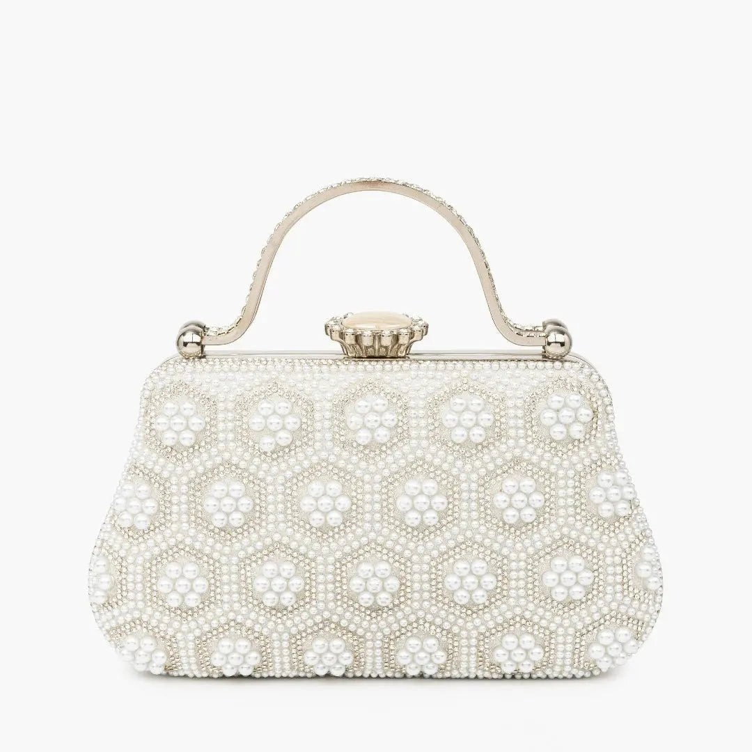 Eloise | Pearl & Crystal Vintage Evening Handbag ?C Timeless Elegance vintage charm