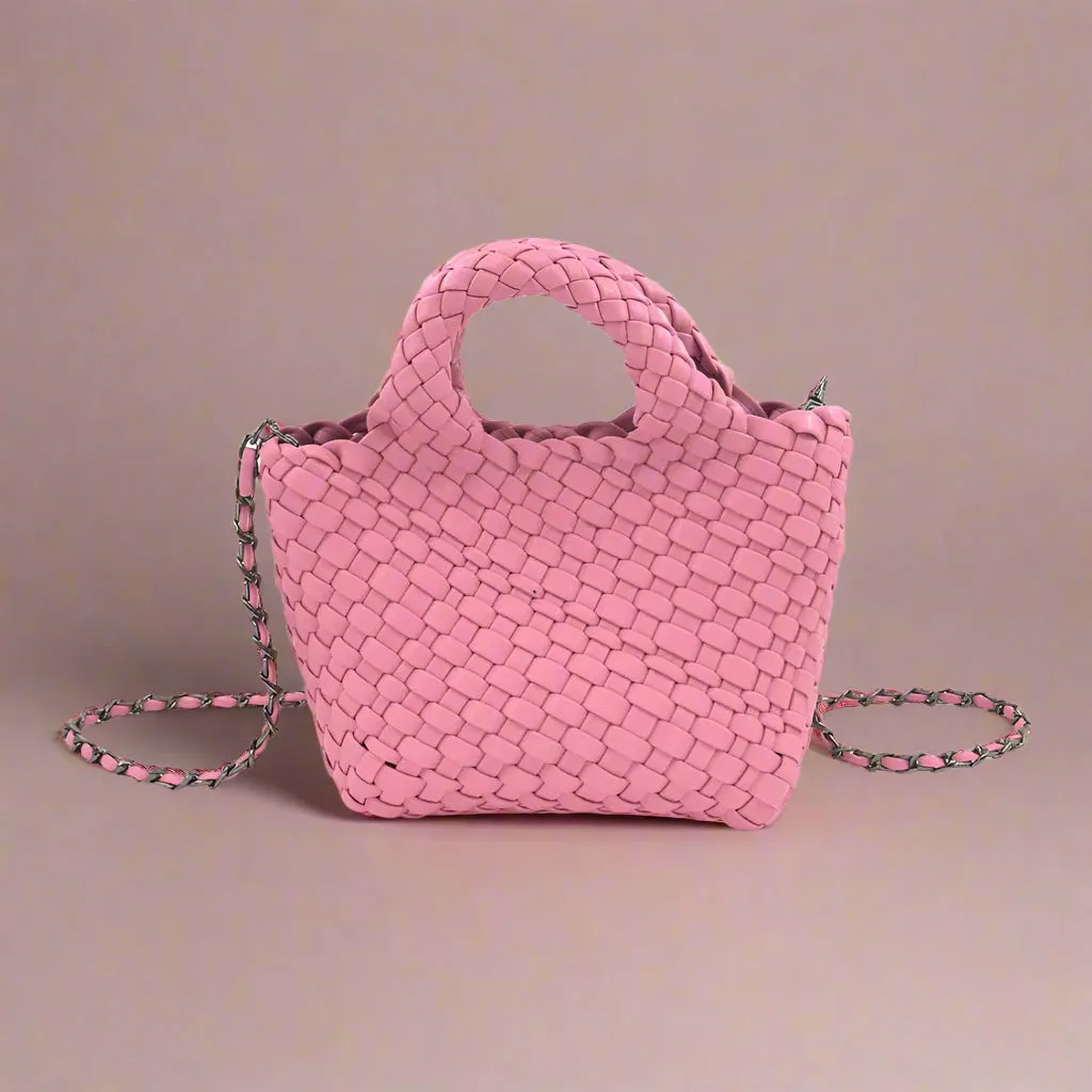 Emaline Pink Braided BC Bag Compact Design
