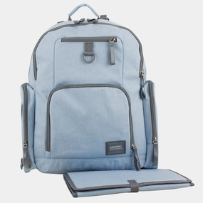 Multi-Function Bond St. Large Backpack Diaper Bag with Bonus Changing Pad Versatile Function Rugged Design