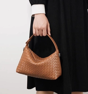 2024 Summer Collection: Luxurious Lambskin Woven Handbag for Women |  Handcrafted Versatile Vintage-Inspired Shoulder Crossbody Bag Effortless Travel
