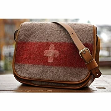 Urban Explorer Stylish Swiss Boiled Wool Blanket Handbags by KARLEN Swiss