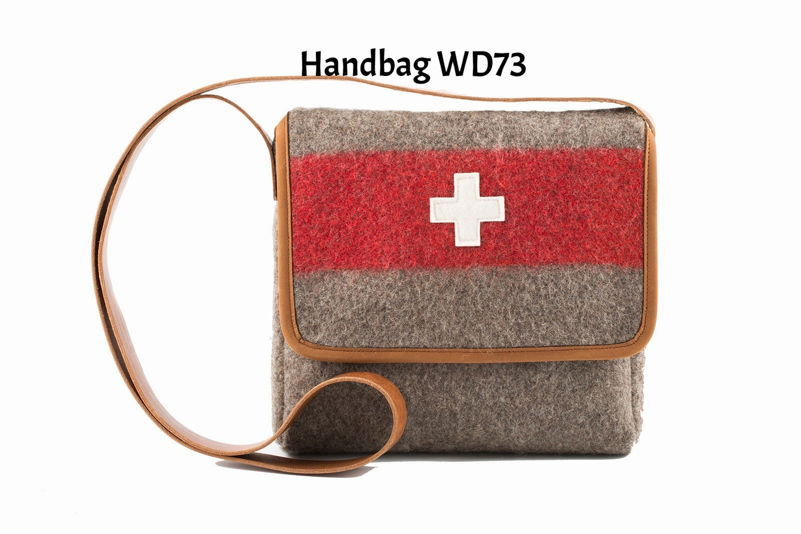 Stylish Swiss Boiled Wool Blanket Handbags by KARLEN Swiss Contemporary Touch Classic Travel