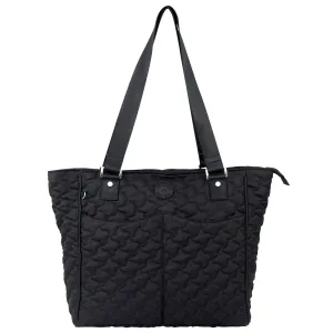 Wanderlust Quilted Fabric Tote Bag - 16014 Luxury material Chic Detail