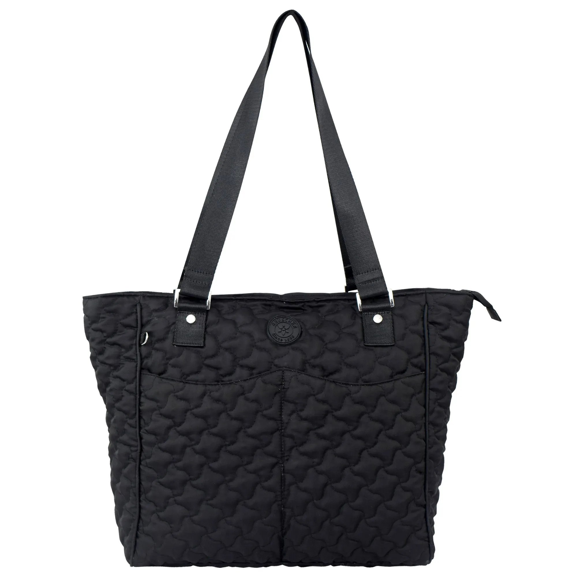 Wanderlust Quilted Fabric Tote Bag - 16014 Luxury material Chic Detail