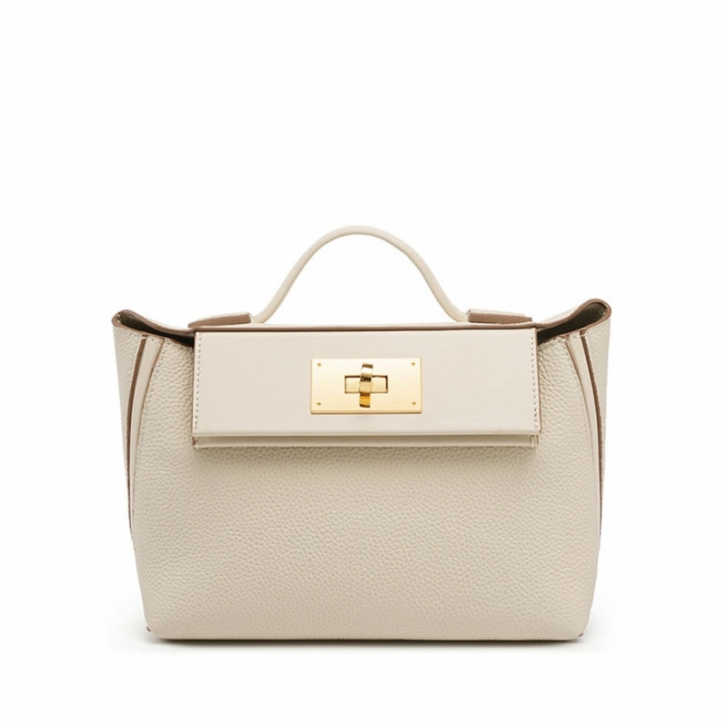 Eulalia | Classic Black Leather Handbag ?C Timeless Luxury & Modern Charm Everyday Use