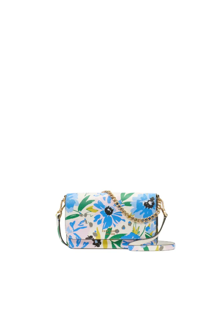 Compact Outfit Essential Carry Kate Spade Madison Floral Willow Mini Crossbody Bag In Cream Multi KK939