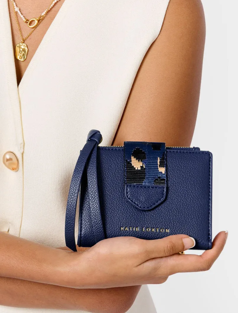 Stylish Edge Everyday Reliability Hallie Midnight Blue Wallet by Katie Loxton