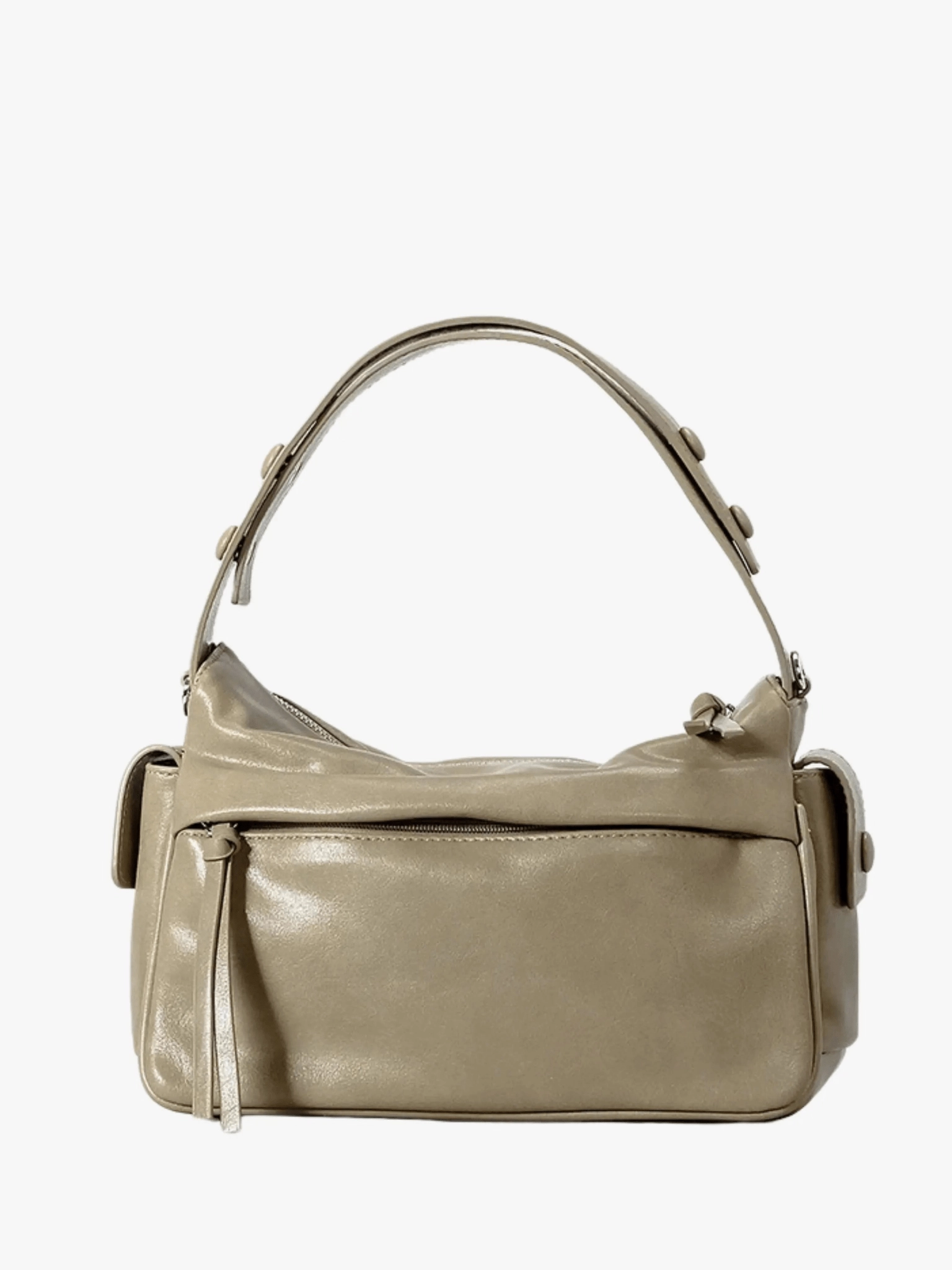 Elara | Luxe Deep Green Leather Shoulder Bag ?C Stylish & Functional Eco-Friendly Fashion Sporty Vibe