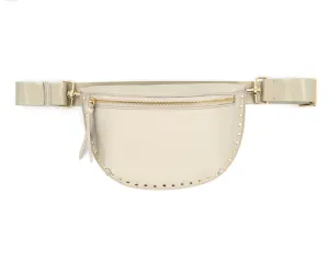 Evie Ivory Studded Fanny Pack BC Bag Luxury Feel Wardrobe Must