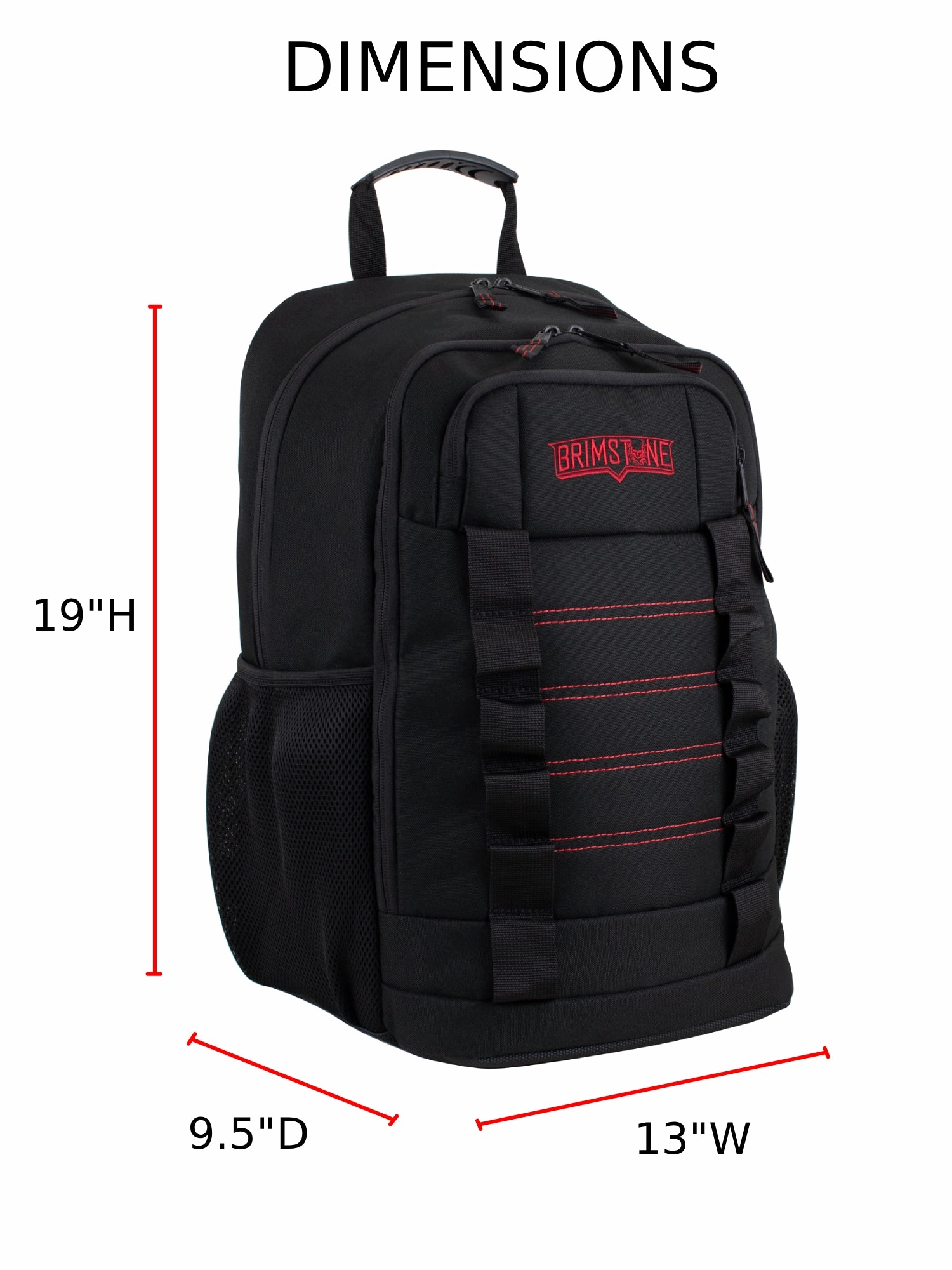 Travel Accessory Exclusive Brimstone "Infinite Red" Tactical Backpack