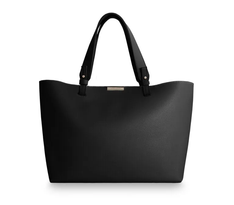 Katie Loxton Piper Soft Tote Handbag in Black Modern Life Travel Occasion