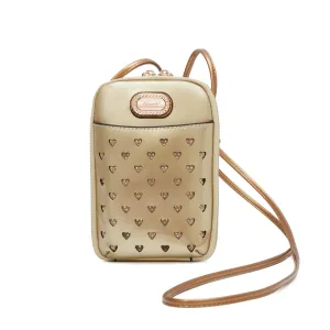 Weekend Wear Brangio Luxe Heart Cutout Crossbody Bag