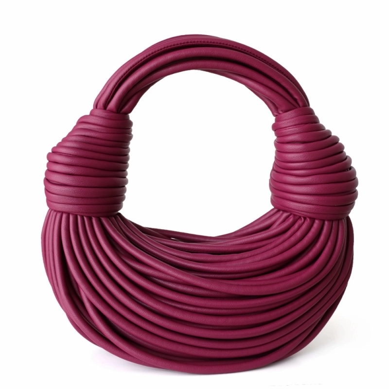 Saphira | Bold Red Sculptural Leather Handbag ?C Unique, Artistic & Statement-Making Elegant Life Fashionable arm wear
