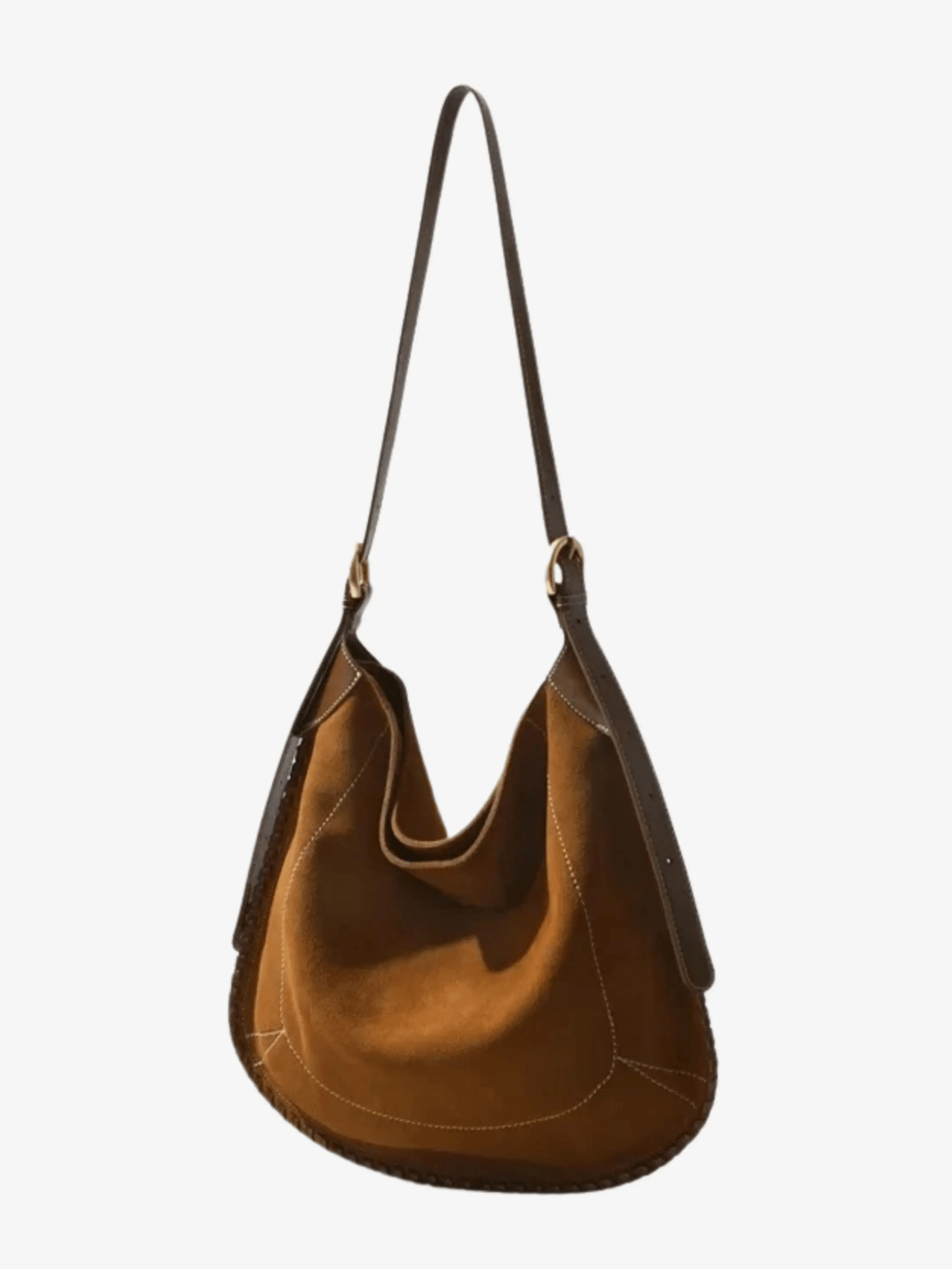 Minimal accessory Functional Design Nyxaria | Luxe Suede Leather Hobo Bag ?C Effortlessly Chic