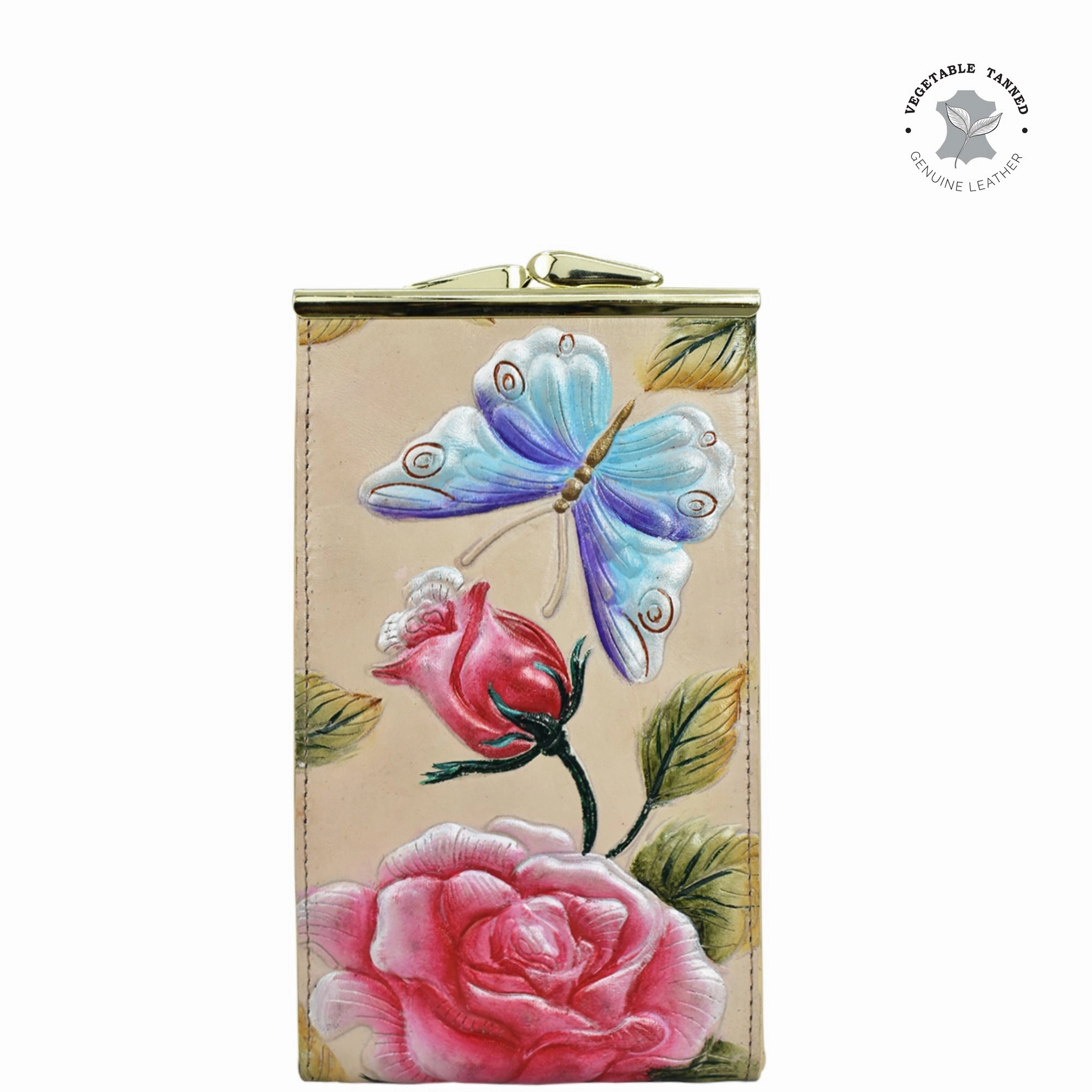 Simple Travel Functional Pouch Double Eyeglass Case - 1009