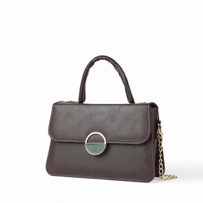 Soft Texture Casual Edge Filly Bag (maroon plain)