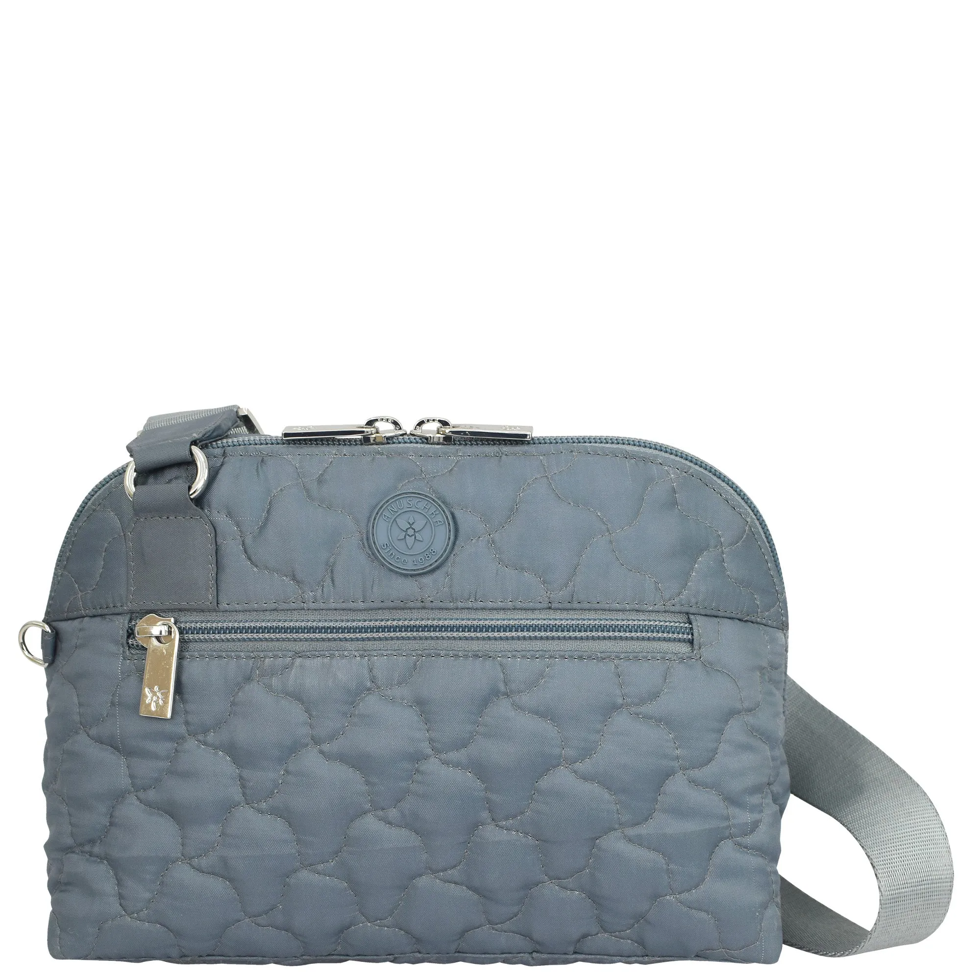 Travel Spirit Wanderlust Quilted Fabric Dome Crossbody - 16017