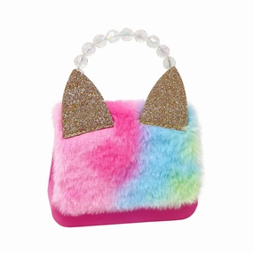 Durable Companion Fluffy Cat Handbag