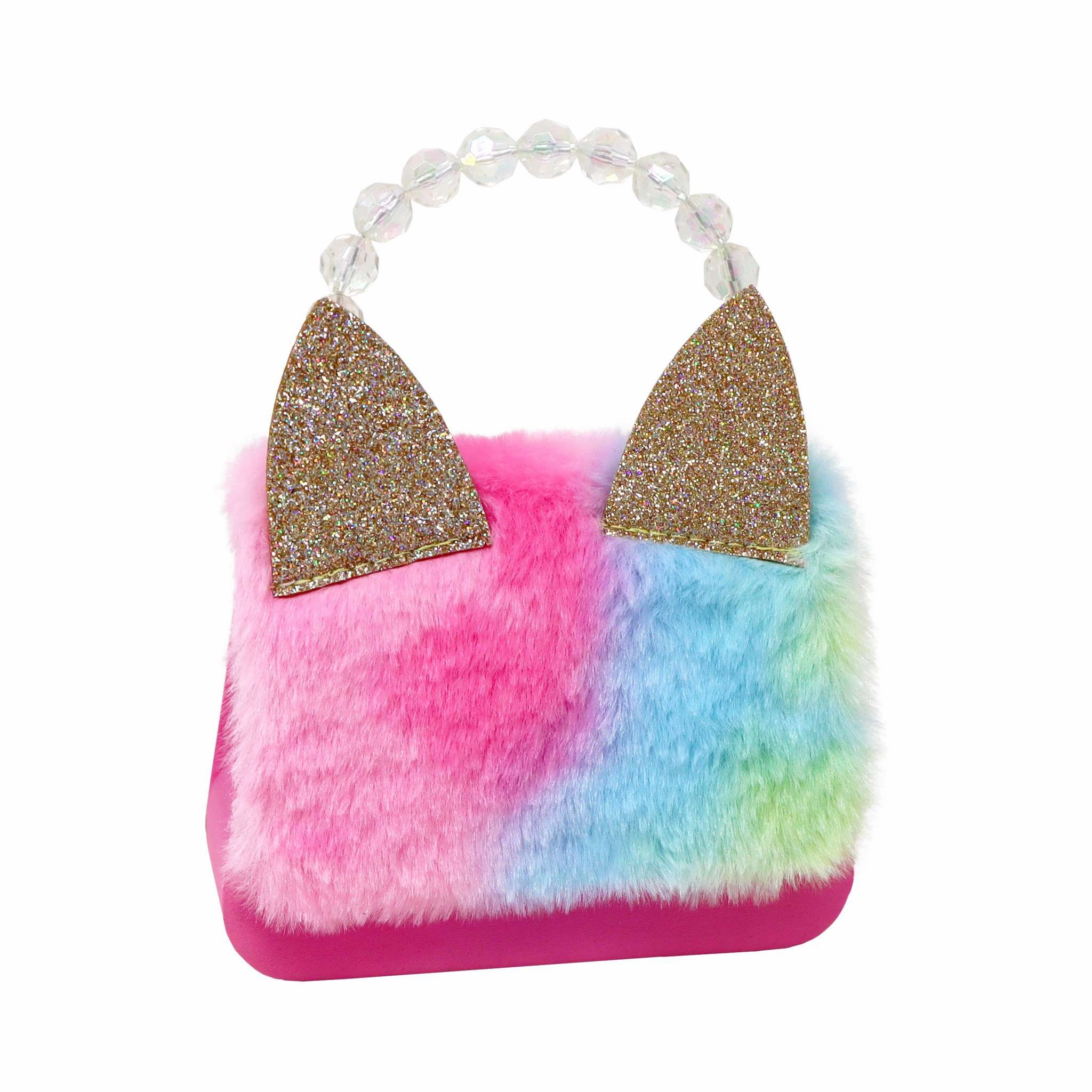 Durable Companion Fluffy Cat Handbag