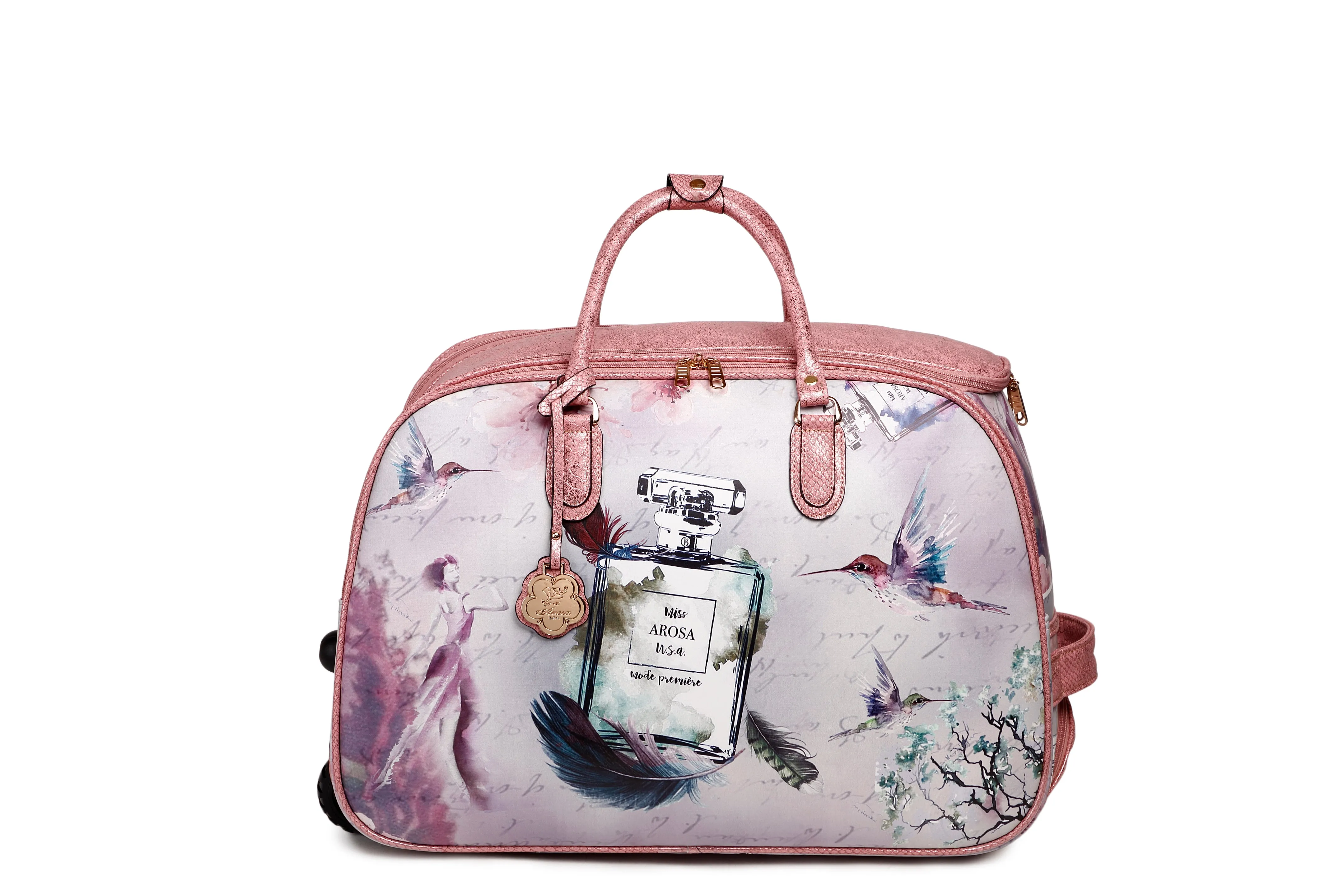 Fragrance Travel Rolling Duffel Bag Casual Day