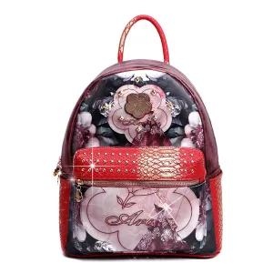 Arosa Fashion-Print Backpack Sophisticated Form Luxury Choice