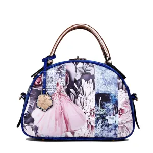 Arosa Royal Blossom Dome Bag Polished Look Elegant Office