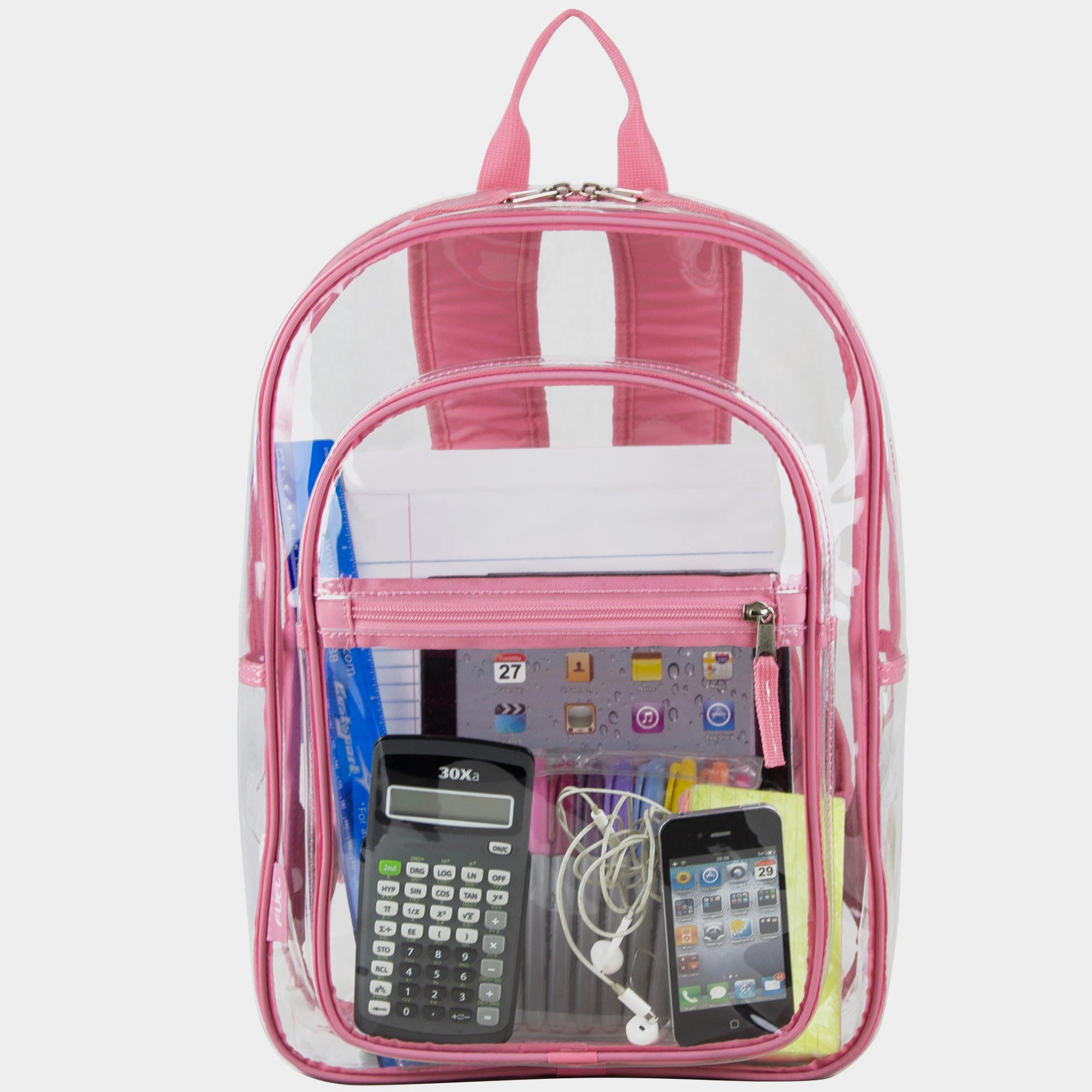 Portable Functionality Fuel Clear Classroom Approved Backpack