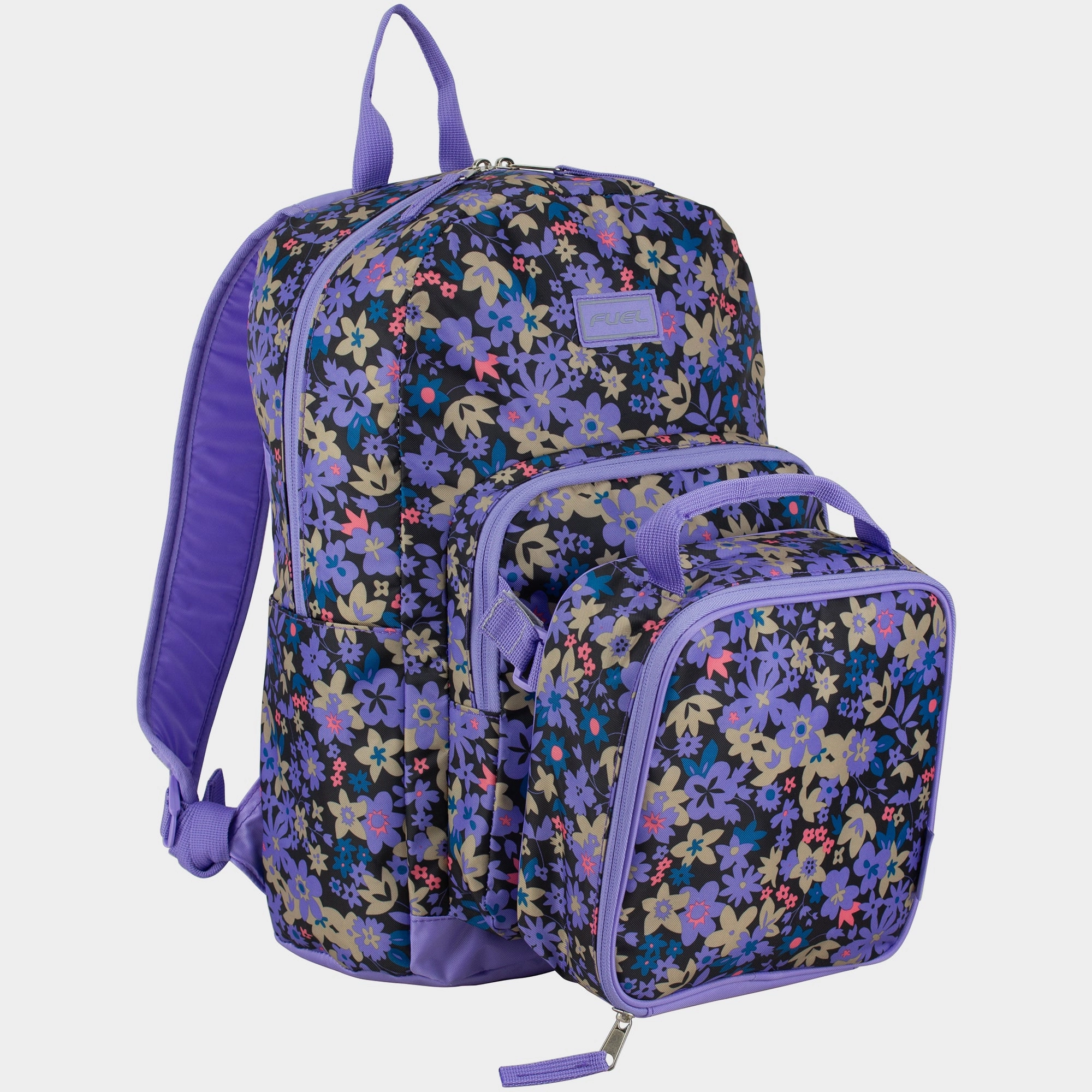 Fuel Premier Backpack & Lunch Box Combo Leather texture Business Gear